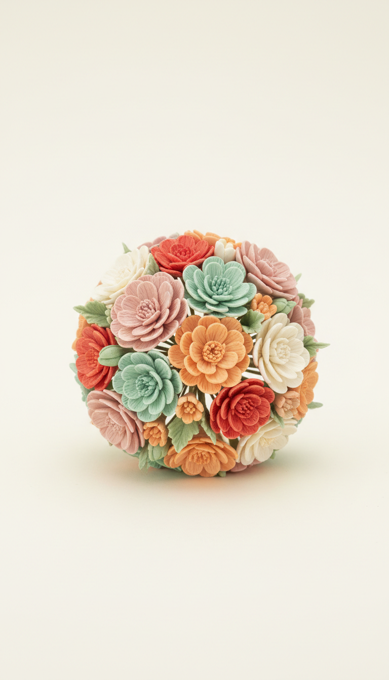 Marigold Mini Bouquet Sugar Set