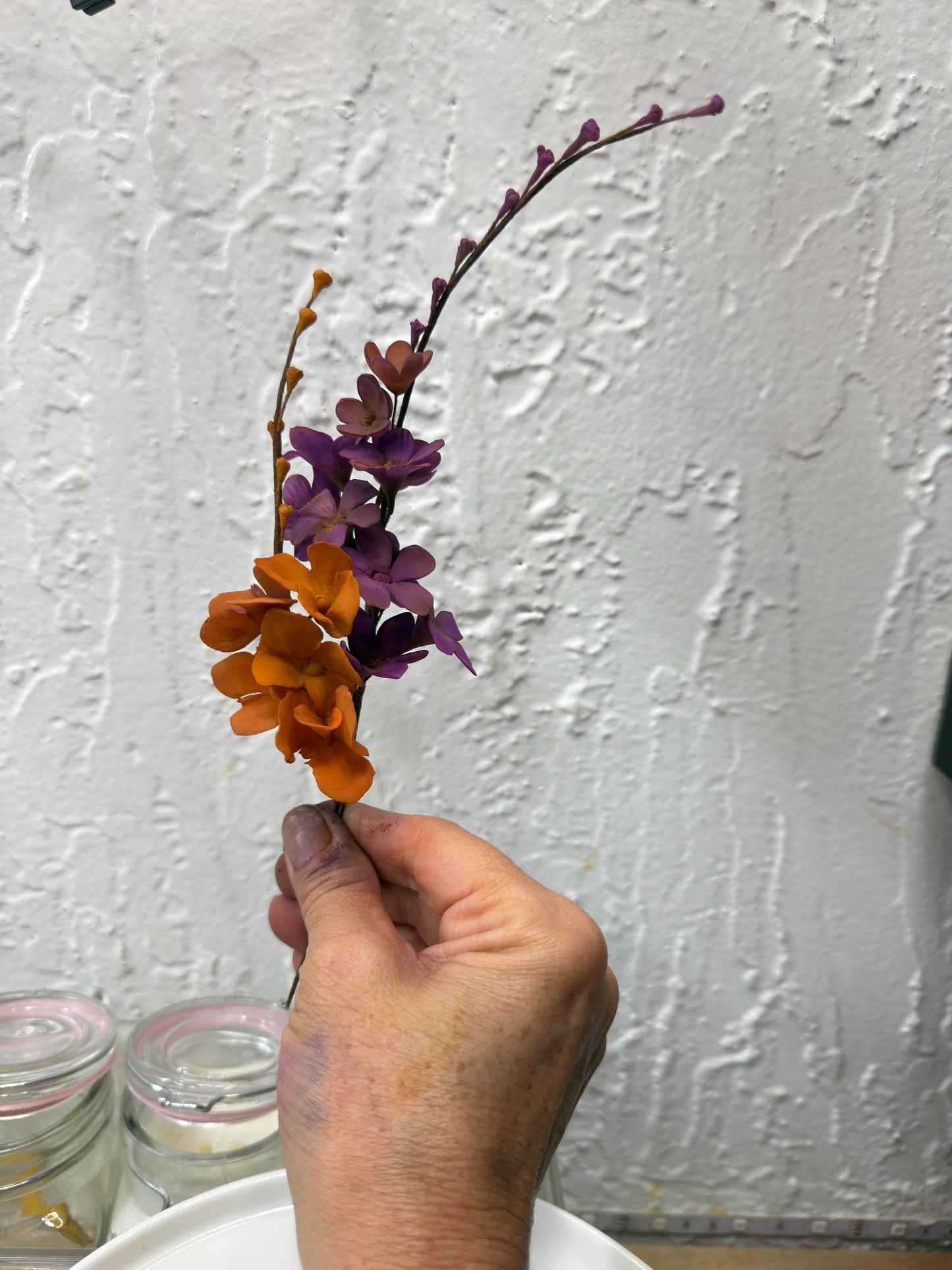 Edible Gum Paste Filler Flowers Spray | Cake Topper Decoration