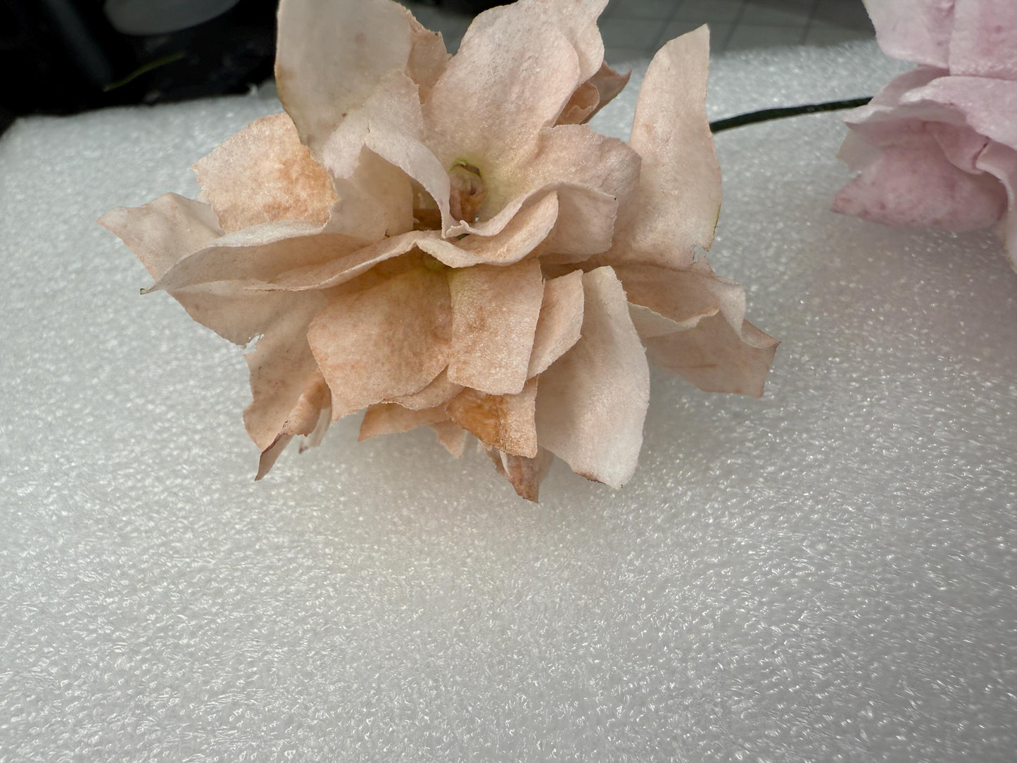 Wafer Paper Rose Cake Toppers: Vegan Wedding Birthday Decor