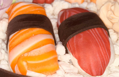 Handmade Edible Sushi Cake Topper, Fondant Sushi Decorations