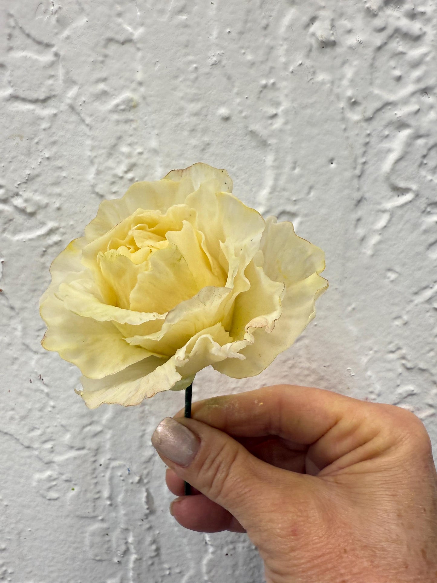 Realistic Flexible Sugar Paste Peony, Realistic Gumpaste Cake Decorations |  Ruffled Peony | Wedding Cake