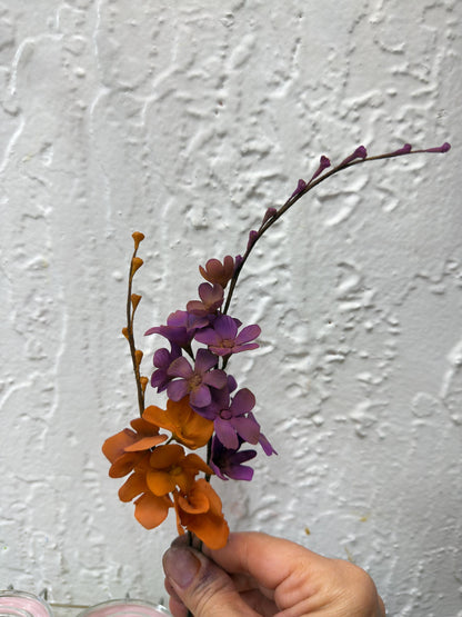 Edible Gum Paste Filler Flowers Spray | Cake Topper Decoration