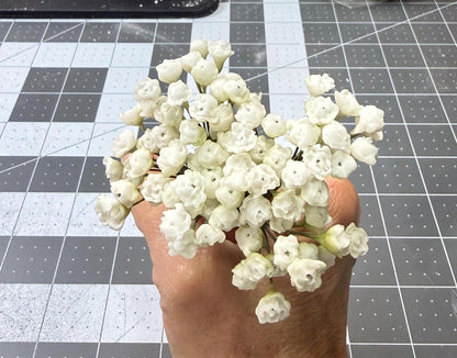 Edible Realistic handmade Baby's Breath, Sugar filler flower,  Gumpaste Cake Topper