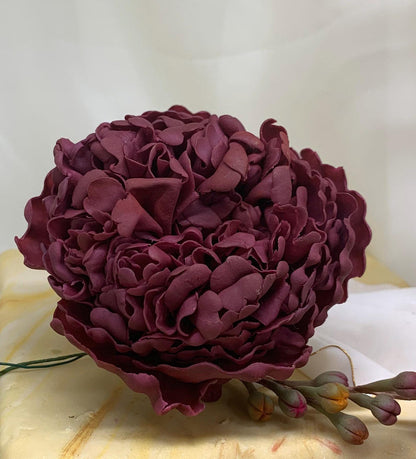 Realistic Flexible Sugar Paste Peony, Realistic Gumpaste Cake Decorations |  Ruffled Peony | Wedding Cake