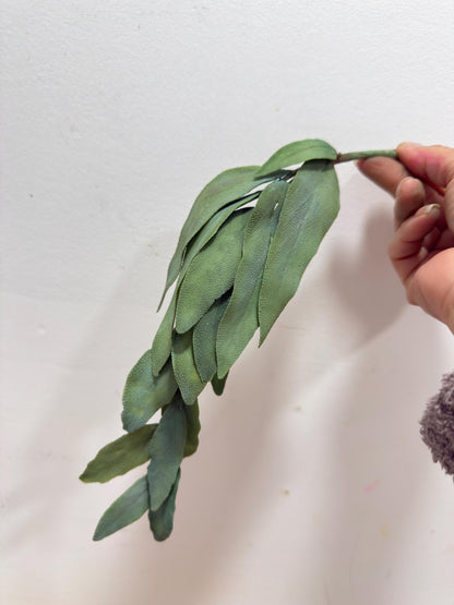 Edible Realistic Handmade Sage Leaves Spray, Foliagee Filler Cake Topper, Flexible Paste.