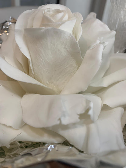 Edible Circus Roses  Cake Topper, Flexible Paste for  Wedding cakes, Birthdays or any Cake Decorations. NONBREAKABLE,  Save to be shipped