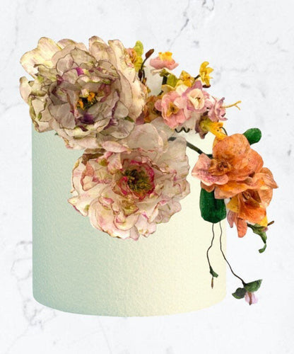 Wafer Paper Peony Cake Toppers: Vegan Wedding & Birthday Decor