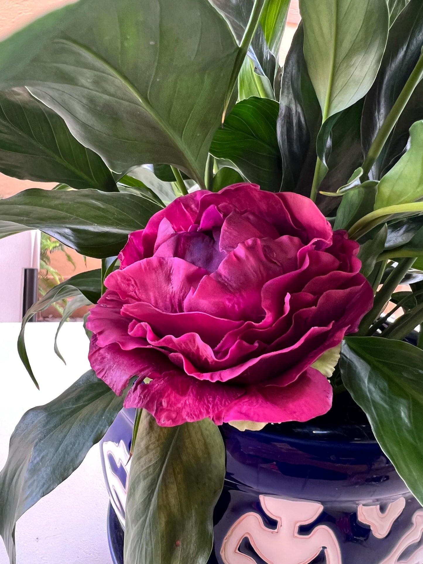 Realistic Flexible Sugar Paste Peony, Realistic Gumpaste Cake Decorations |  Ruffled Peony | Wedding Cake