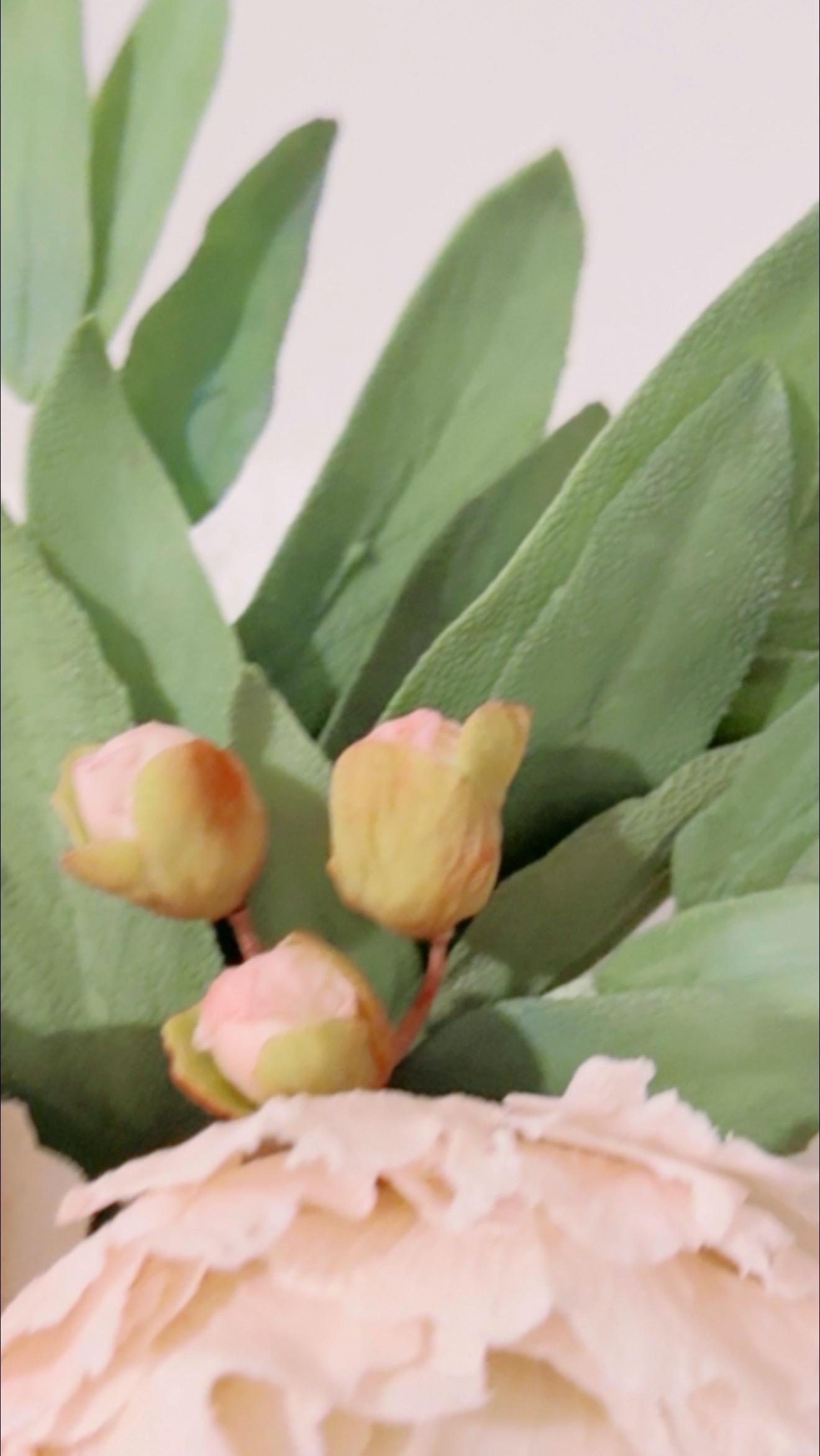 Edible Realistic Handmade Sage Leaves Spray, Foliagee Filler Cake Topper, Flexible Paste.