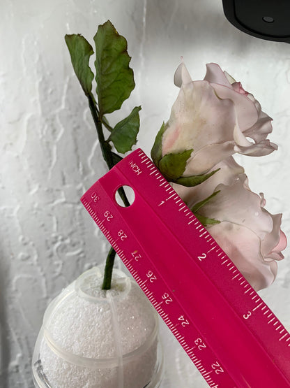 Edible Rose Cake Topper: Flexible Vegan Paste Sugar Flower Arrangement