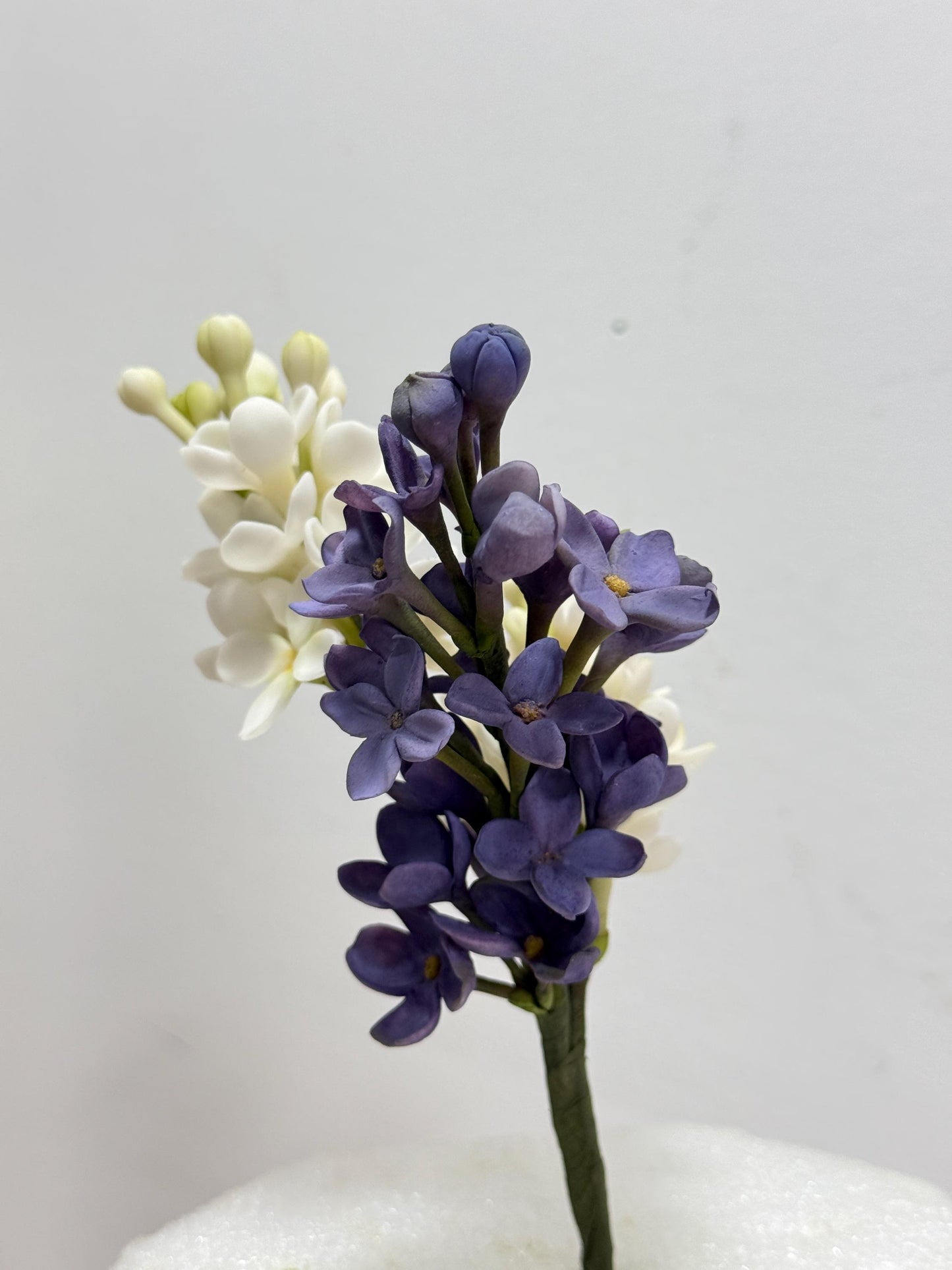 Edible Handmade Lilac Flowers Cake Toppers /Flexible Paste/gumpaste/ Fondant/ Birthday Wedding Cake decoration/sugar Flowers Decorations