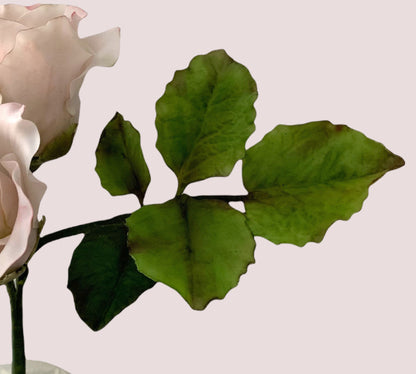 Gumpaste Rose Leaves Spray Cake Topper/ Wedding Cake Decorations|Edible Sugar Toppers