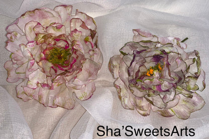 Wafer Paper Peony Cake Toppers: Vegan Wedding & Birthday Decor