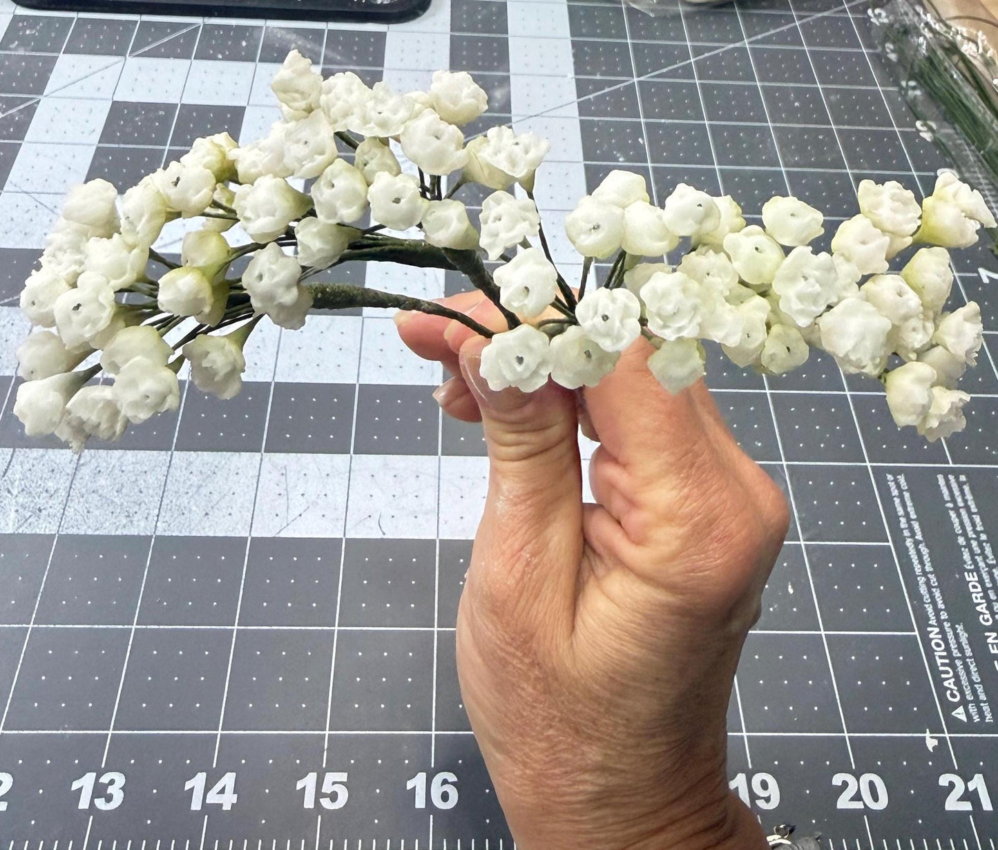 Edible Realistic handmade Baby's Breath, Sugar filler flower,  Gumpaste Cake Topper