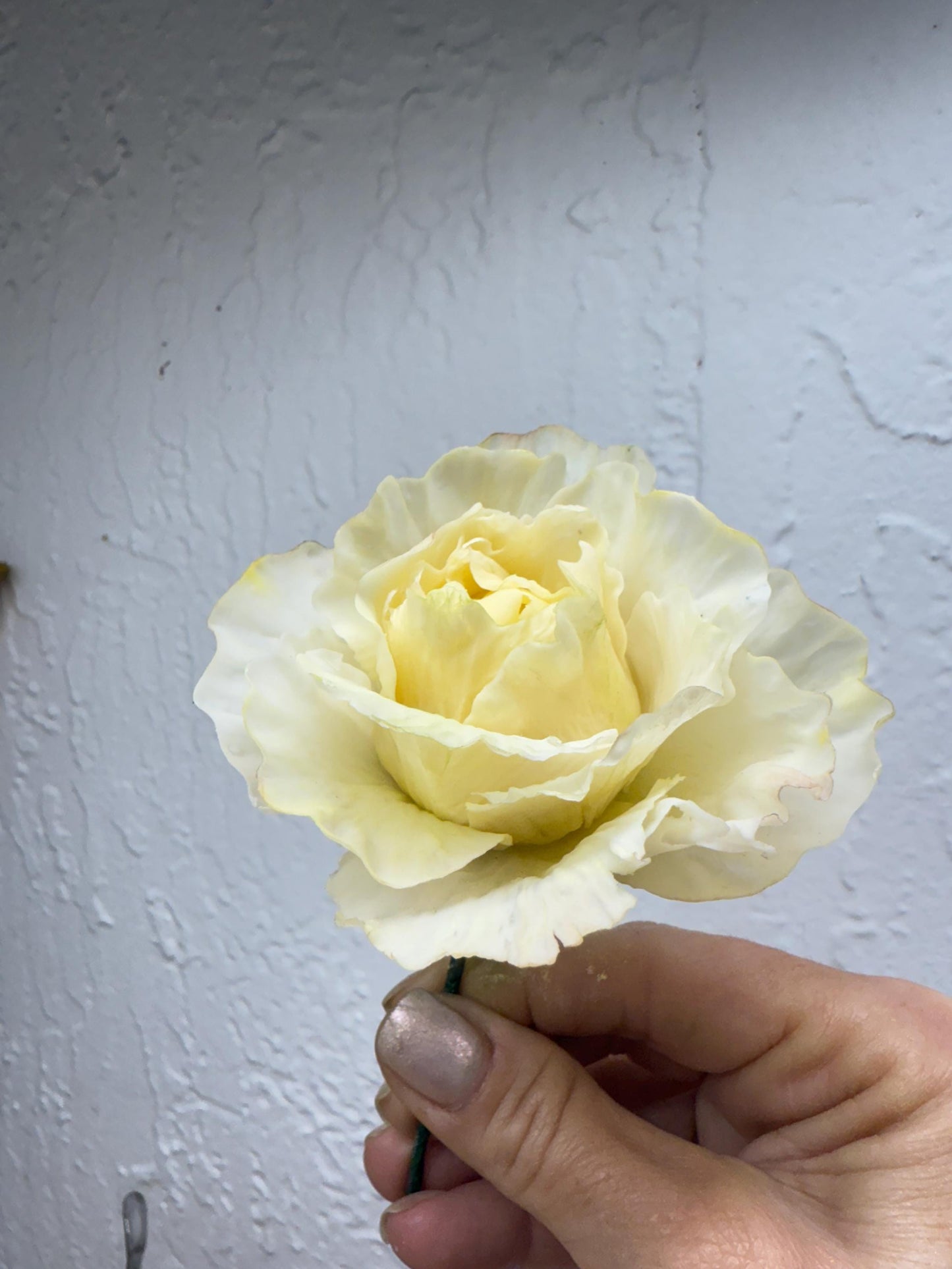 Realistic Flexible Sugar Paste Peony, Realistic Gumpaste Cake Decorations |  Ruffled Peony | Wedding Cake