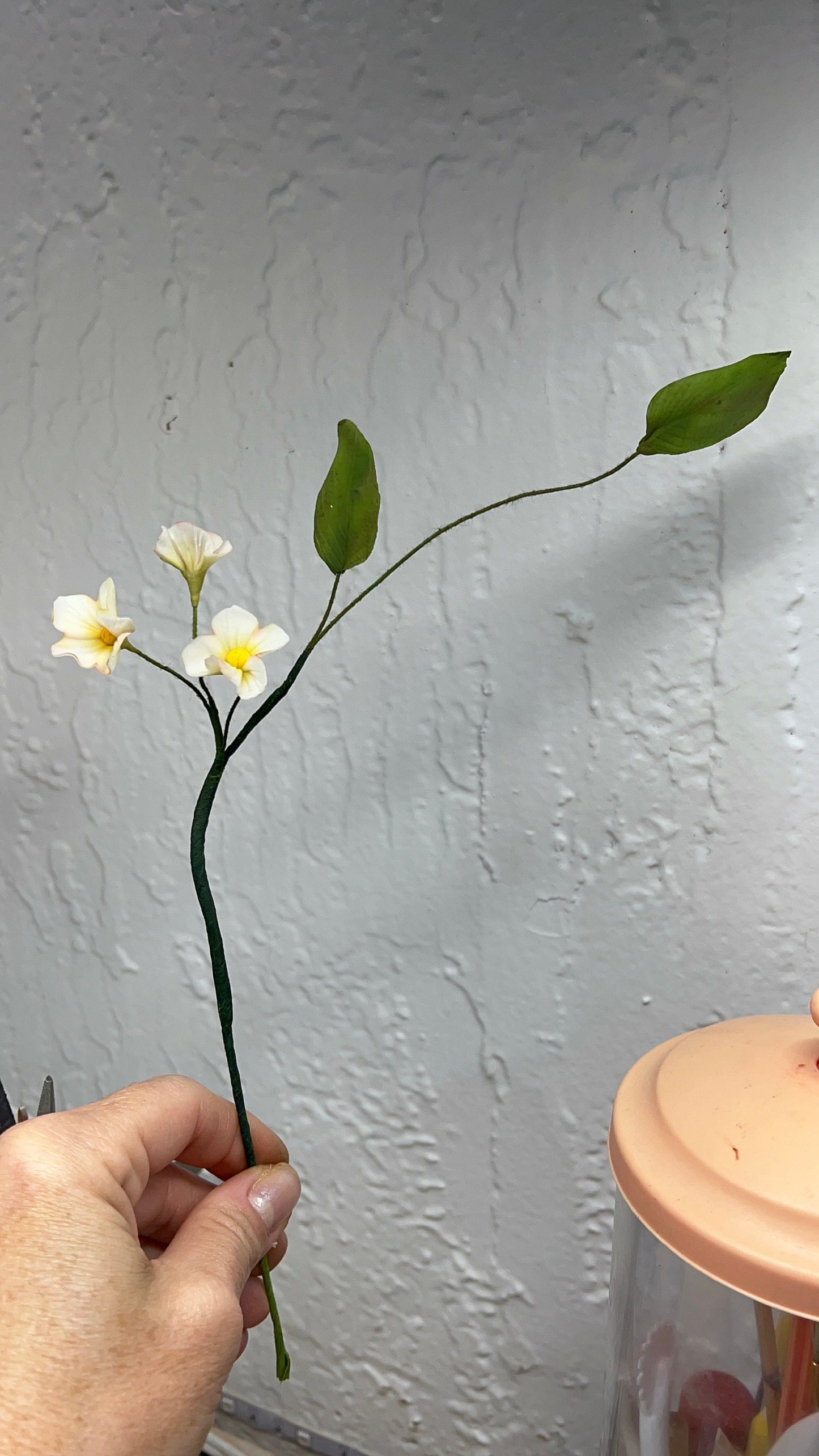 Edible Sugar Flower Cake Topper: Calla Lilies, Roses, Ruscus